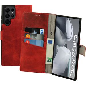 Suncase Case For Samsung Galaxy S25 Ultra 5g Book Case Protection Cover In Antique Red Suncase Case For Samsung Galaxy S25 Ultra 5g Book Case Protection Cover In Antique Red