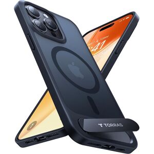 Torras For Iphone 15 Pro Max Case Invisible Titanium Stand [12ft Military Shock Torras For Iphone 15 Pro Max Case Invisible Titanium Stand [12ft Military Shock