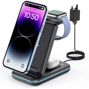 Does Not Apply Wireless Charger, 3 In 1 Wireless Charging Station For Iphone Air/17/16/15/14/13 Does Not Apply Wireless Charger, 3 In 1 Wireless Charging Station For Iphone Air/17/16/15/14/13