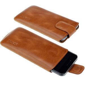 Suncase® Suncase Case Cell Phone Leather Wallet In Cognac+silicone Skin For Se 3 Suncase® Suncase Case Cell Phone Leather Wallet In Cognac+silicone Skin For Se 3