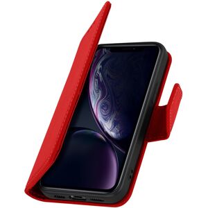 Avizar Leather Wallet Case For Iphone Xr With Stand Function, Red Avizar Leather Wallet Case For Iphone Xr With Stand Function, Red