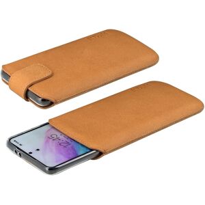 Suncase® Suncase Leather Case In Antique Camel Silicone Case For Samsung Galaxy S21 Fe Suncase® Suncase Leather Case In Antique Camel Silicone Case For Samsung Galaxy S21 Fe