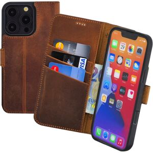 Suncase® Case For Iphone 16 Pro 6.3" Bag Book Leather Protection Cover In Antique Coffee Suncase® Case For Iphone 16 Pro 6.3" Bag Book Leather Protection Cover In Antique Coffee