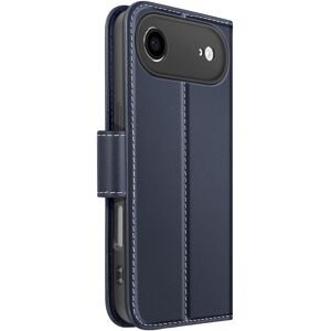 Avizar Leather Wallet Case For Iphone Air With Stand Function, Dark Blue Avizar Leather Wallet Case For Iphone Air With Stand Function, Dark Blue
