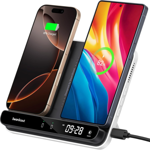 Does Not Apply 30w Dual Wireless Charger For 2 Phones, Double Phone Charger Stand For Iphone 16 Does Not Apply 30w Dual Wireless Charger For 2 Phones, Double Phone Charger Stand For Iphone 16