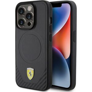 Acer Ferrari Carbon Metal Logo Case With Magsafe For Iphone 15 Pro 6.1" Black Acer Ferrari Carbon Metal Logo Case With Magsafe For Iphone 15 Pro 6.1" Black