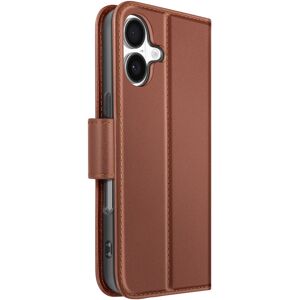 Avizar Leather Wallet Case For Iphone 17 With Stand Function, Brown Avizar Leather Wallet Case For Iphone 17 With Stand Function, Brown