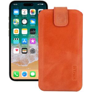 Suncase® Case For Iphone 15 Plus Leather Protection Antique Salmon Pink + Silicone Suncase® Case For Iphone 15 Plus Leather Protection Antique Salmon Pink + Silicone