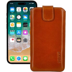 Suncase® Case For Iphone 14 Pro Max Bag Genuine Leather Protective Cover Cognac+silicone Suncase® Case For Iphone 14 Pro Max Bag Genuine Leather Protective Cover Cognac+silicone