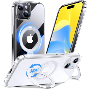 Does Not Apply 360° All-In-One Crystal Clear Case For Iphone 15 With Rotatable Magnetic Stand, Does Not Apply 360° All-In-One Crystal Clear Case For Iphone 15 With Rotatable Magnetic Stand,