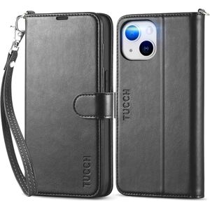 Tucch Case For Iphone 14 (6.1") 2022 5g, Magnetic Pu Leather Wallet Case With W Tucch Case For Iphone 14 (6.1") 2022 5g, Magnetic Pu Leather Wallet Case With W