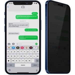 Avizar Apple iPhone 12 Mini 5G Screen Protector Anti-spy 9H Tempered Glass - Black Avizar Apple iPhone 12 Mini 5G Screen Protector Anti-spy 9H Tempered Glass - Black