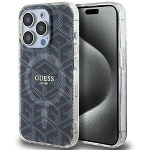 Guess Iml Gcube With Magsafe Hard Case For Iphone 15 Pro Max 6.7\" Black Guess Iml Gcube With Magsafe Hard Case For Iphone 15 Pro Max 6.7\" Black