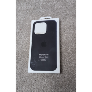 Genuine Official Apple Iphone 15 Pro Silicone Case Cover Black Magsafe New Open Genuine Official Apple Iphone 15 Pro Silicone Case Cover Black Magsafe New Open