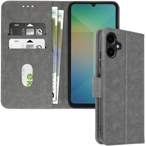Avizar Case For Galaxy A06 Clapet Wallet And Video Holder, Grey Avizar Case For Galaxy A06 Clapet Wallet And Video Holder, Grey