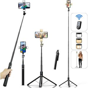 ashiner Selfie Stick Phone Tripod With Remote And Led Fill Lights - Ashiner 180cm Heigh ashiner Selfie Stick Phone Tripod With Remote And Led Fill Lights - Ashiner 180cm Heigh