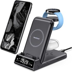 Shenzhen Swanscout Innovations Technology Co., Ltd. Swanscout 703g2 Wireless Charger For Google Watch 3/2, 4 In 1 Foldable Charging Shenzhen Swanscout Innovations Technology Co., Ltd. Swanscout 703g2 Wireless Charger For Google Watch 3/2, 4 In 1 Foldable Charging