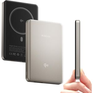 Kuulaa Magnetic Power Bank 10000mah Qi2 Certified 15w Magsafe Power Bank With L Kuulaa Magnetic Power Bank 10000mah Qi2 Certified 15w Magsafe Power Bank With L