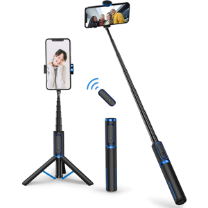Does Not Apply Selfie Stick Tripod, 3-In-1 Extendable Aluminum Phone Tripod With Detachable Blu Does Not Apply Selfie Stick Tripod, 3-In-1 Extendable Aluminum Phone Tripod With Detachable Blu