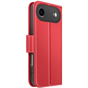 Avizar Leather Wallet Case For Iphone Air With Stand Function, Red Avizar Leather Wallet Case For Iphone Air With Stand Function, Red