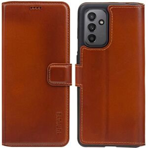 Suncase® Cover Flip Case Book Bag Leather Case Cognac For Samsung Galaxy M13 Suncase® Cover Flip Case Book Bag Leather Case Cognac For Samsung Galaxy M13