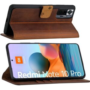 Suncase® Suncase Flip Case Mobile Book Bag Coffee For Xiaomi Redmi Note 10 Pro Suncase® Suncase Flip Case Mobile Book Bag Coffee For Xiaomi Redmi Note 10 Pro