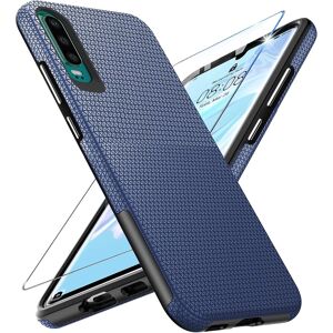 Vaki Mobile Phone Case For Huawei P30 Case With Tempered Glass Screen Protector, P30 Vaki Mobile Phone Case For Huawei P30 Case With Tempered Glass Screen Protector, P30