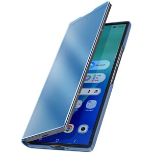 Avizar Protective Case For Galaxy Z Fold 7 Clear View With Video Stand, Blue Avizar Protective Case For Galaxy Z Fold 7 Clear View With Video Stand, Blue