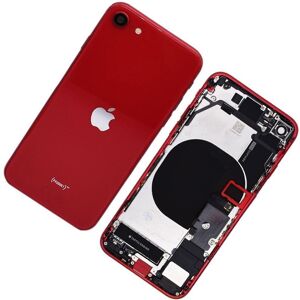 Apple Back Housing Original Reclaimed For Iphone Se 2nd Gen Red Replacement Grade B+ Apple Back Housing Original Reclaimed For Iphone Se 2nd Gen Red Replacement Grade B+