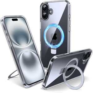 Does Not Apply Magnetic Kickstand Case For Iphone 16 Plus, [Compatible With Magsafe & Invisible Does Not Apply Magnetic Kickstand Case For Iphone 16 Plus, [Compatible With Magsafe & Invisible
