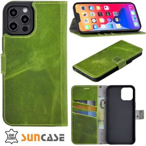 Suncase® Suncase Leather Case Cover Book In Kiwi Green For Iphone 15 Pro Suncase® Suncase Leather Case Cover Book In Kiwi Green For Iphone 15 Pro