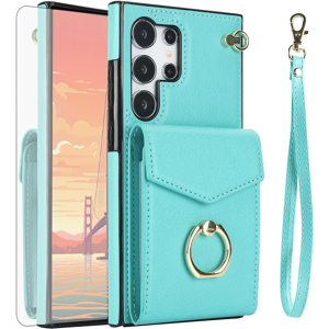 Does Not Apply Phone Case For Samsung Galaxy S25 Ultra 5g Wallet Cover With Tempered Glass Scre Does Not Apply Phone Case For Samsung Galaxy S25 Ultra 5g Wallet Cover With Tempered Glass Scre