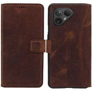 Suncase® Suncase Leather Case Book Cover Antique Coffee For Fairphone 5 Suncase® Suncase Leather Case Book Cover Antique Coffee For Fairphone 5