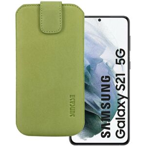 Suncase® Case For Samsung Galaxy S21 5g Bag Leather Protection Kiwi Green +silicone Case Suncase® Case For Samsung Galaxy S21 5g Bag Leather Protection Kiwi Green +silicone Case