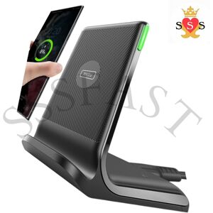 Iniu Wireless Charger Stand, 15w Fast Charging Dock Phone Charger, Adaptive Led-Each Iniu Wireless Charger Stand, 15w Fast Charging Dock Phone Charger, Adaptive Led-Each