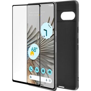 Avizar Case For Pixel 7 Silicone Gel And 9h Tempered Glass Screen Protector Avizar Case For Pixel 7 Silicone Gel And 9h Tempered Glass Screen Protector