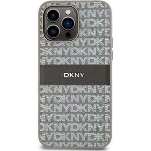 DKNY iPhone 14 Pro Case - Tonal Stripe Pattern, Beige DKNY iPhone 14 Pro Case - Tonal Stripe Pattern, Beige