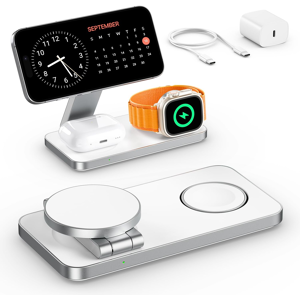 Does Not Apply 3 In 1 Wireless Charging Station For Iphone Magnetic Portable, Fast Wireless Cha Does Not Apply 3 In 1 Wireless Charging Station For Iphone Magnetic Portable, Fast Wireless Cha
