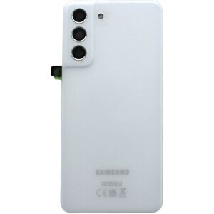 SAMSUNG Galaxy S21 Fe Back Cover Battery Door Original White With Lens SAMSUNG Galaxy S21 Fe Back Cover Battery Door Original White With Lens