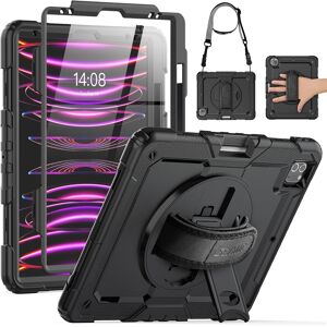 Seymac Case For Ipad Pro 12.9 6th/5th/4th/3rd Generation, Shockproof Case With Seymac Case For Ipad Pro 12.9 6th/5th/4th/3rd Generation, Shockproof Case With