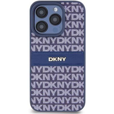 DKNY iPhone 15 Pro Blue Case - Protective Stylish Accessory DKNY iPhone 15 Pro Blue Case - Protective Stylish Accessory