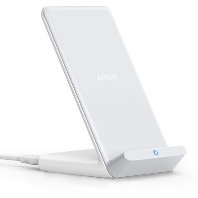 Anker - PowerWave Stand - Qi-Certified - iPhone 12 Pro Max - Wireless Charger Anker - PowerWave Stand - Qi-Certified - iPhone 12 Pro Max - Wireless Charger