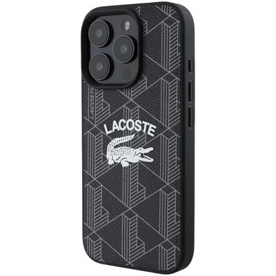 Lacoste LCHMP16LPIGK iPhone 16 Pro Hardcase - MagSafe, Vintage Logo, Monogram Lacoste LCHMP16LPIGK iPhone 16 Pro Hardcase - MagSafe, Vintage Logo, Monogram