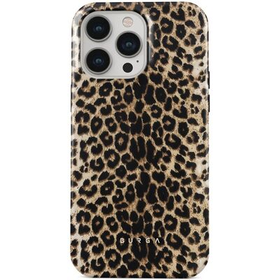 Burga iPhone 14 Pro Case - Leopard - Shockproof TPU Silicone Burga iPhone 14 Pro Case - Leopard - Shockproof TPU Silicone