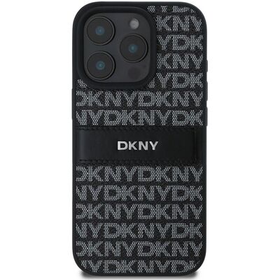 DKNY iPhone 16 Pro Max Case - Texture Pattern Tonal Stripe - Black DKNY iPhone 16 Pro Max Case - Texture Pattern Tonal Stripe - Black