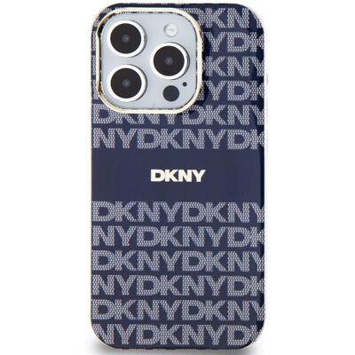 DKNY iPhone 15 Pro Case - Impact Resistant, MagSafe, Blue DKNY iPhone 15 Pro Case - Impact Resistant, MagSafe, Blue