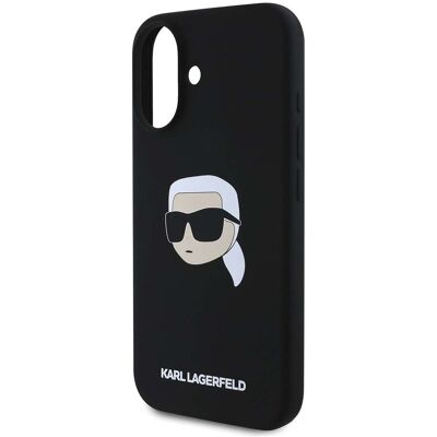 Karl Lagerfeld iPhone 16 MagSafe Case Black Karl Lagerfeld iPhone 16 MagSafe Case Black