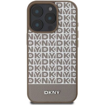 DKNY iPhone 16 Pro Protective Case - MagSafe Brown DKNY iPhone 16 Pro Protective Case - MagSafe Brown