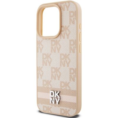 DKNY iPhone 15 Pro Pink Case with Pattern - Phone Case DKNY iPhone 15 Pro Pink Case with Pattern - Phone Case