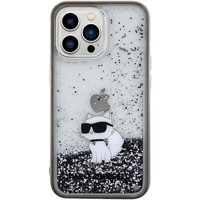 Karl Lagerfeld Liquid Glitter iPhone 13 Pro Max Case - Transparent Karl Lagerfeld Liquid Glitter iPhone 13 Pro Max Case - Transparent